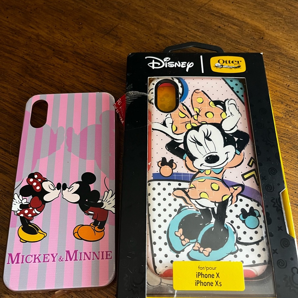 Minnie & Mickey IPhone X cases bundle